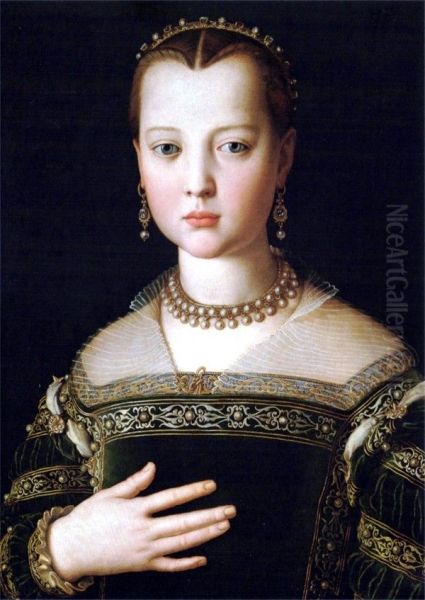 Portrait of Maria de' Medici 1551 - view 1