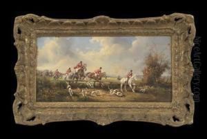 Hunting Scene by John Alfred Wheeler