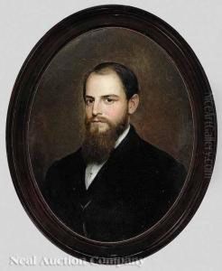 Portrait Of Georgeleonard White , Founder Of The Fisk Jubilee Singers by William R. Wheeler