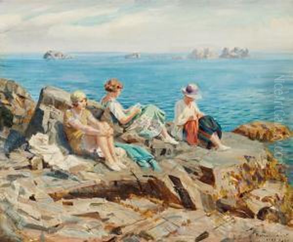 Young Women Bathing - view 1