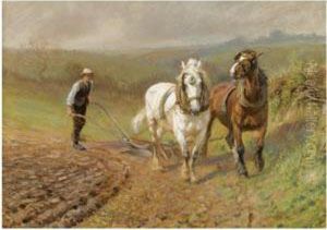 The Ploughman by Rowland Wheelwright