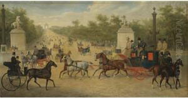 Riders On The Champ Elysees - view 1