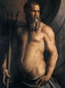Portrait of Andrea Doria as Neptune 1550-55
