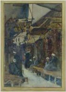 Middle Eastern Street Scene by Ada F. Whidborne