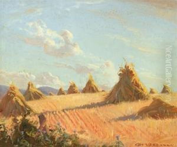 Haystacks - view 1