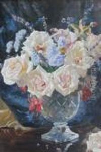 Floral Still Life by George Whinnen