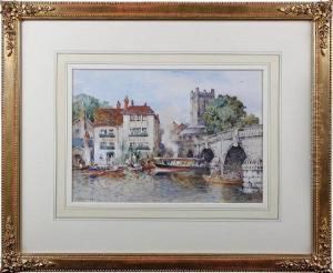 Henley Bridge And The Angel Hotel
