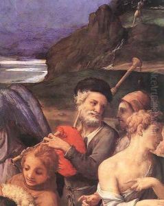 Adoration of the Shepherds (detail 2) 1535-40