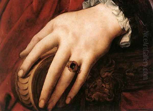 Portrait of Lucrezia Panciatichi (detail) c. 1540 - view 1
