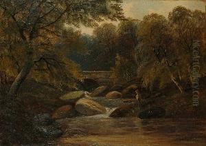 A Fisherman On The River by W.R. Whitby