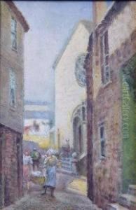 Carrying Fish, St. Ives by Arthur White