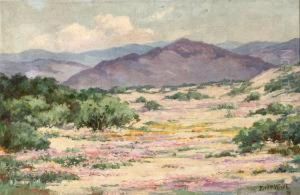 Blooming Desert Landscape by Edith White