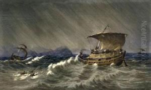 A Storm On The Ganges by Colonel George Francis White