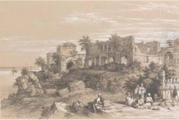 Ruins Of A Palace At Rajmahal, On The Ganges, Near Patna - view 1