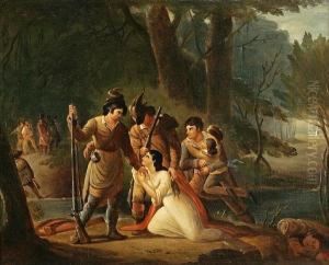 Sergeants Jasper And Newton Rescuing American Prisoners From The British.