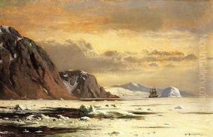 Seascape with Icebergs