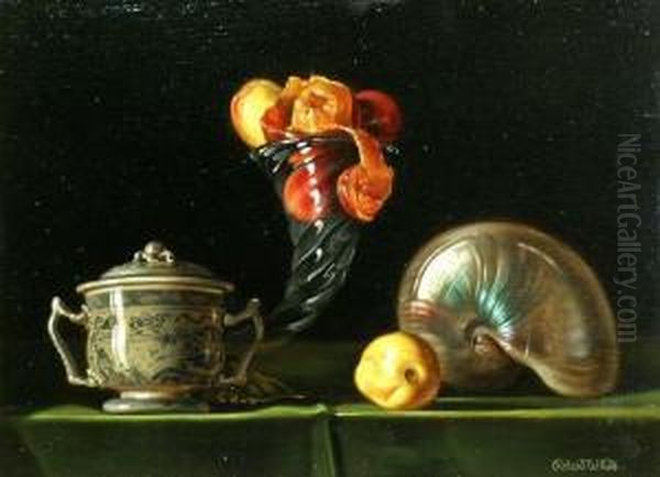 Still Life With A Shell And Fruit - view 1