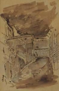 Staircase In The French Quarter by Stanford White