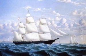 Clipper Ship 'Northern Light' of Boston by William Bradford