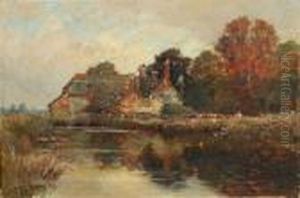 'wareham Mill, Dorset' by Frederick William N. Whitehead