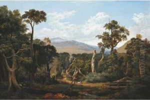 A Spring Morning, Lilydale by Isaac Whitehead