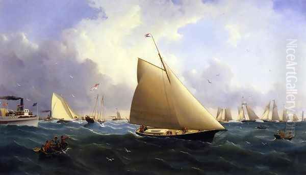 New York Yacht Club Regatta off New Bedford - view 1