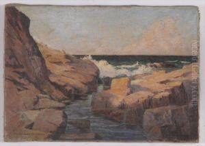 Rocky Shore by Frank Reed Whiteside