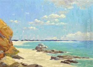 Maine Beach by Frank Reed Whiteside