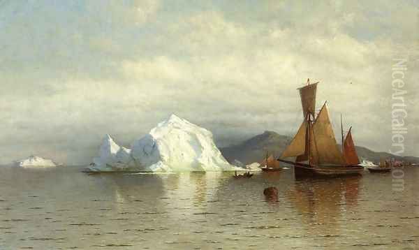 Labrador Fishing Boats Near Cape Charles - view 1