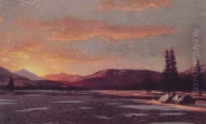 Winter Sunset by William Bradford