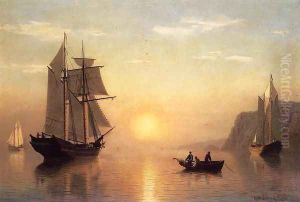 Sunset Calm in the Bay of Fundy by William Bradford