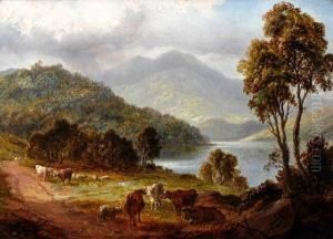 Loch Vanndener by Thomas Ii Whittle