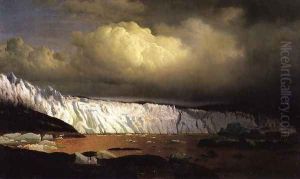 View of Sermitsialik Glacier by William Bradford