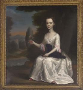 Portrait Of A Young Girl by Isaac Whood