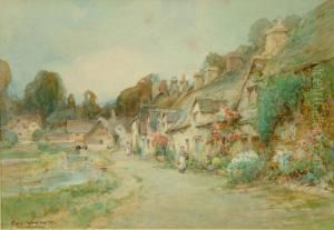 Arlington Row, Bibury by George Whyatt