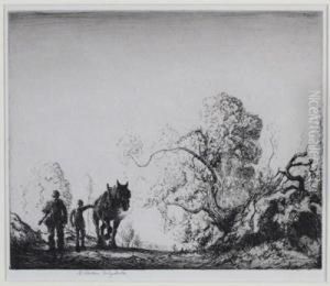 Returning From Work by Ernest Herbert Whydale