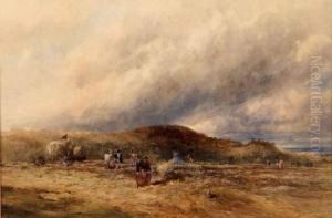 Harvest Scene by Josiah Wood Whymper