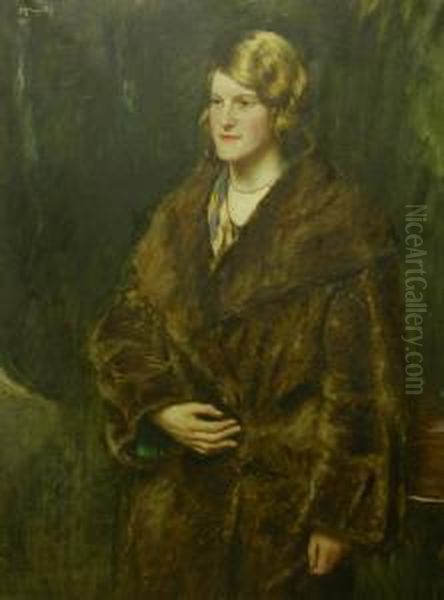 Three Quarter Length Portrait Of'miss Maccowan' - view 1