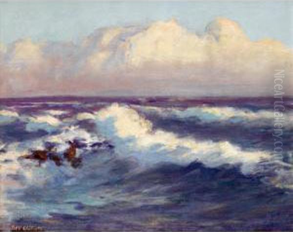 Evening Reflections At Bailephuil, Tiree; Surf At Tiree (recto) A Path Across The Rocks (verso) - view 1