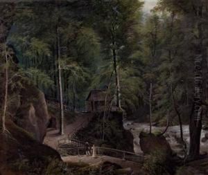 "wanderweg Am Waldbach" by Jacob Wibmer