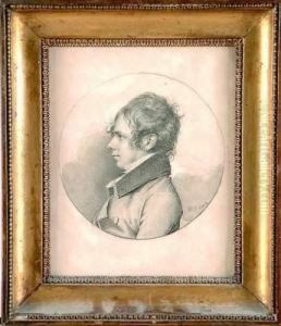 portrait De Jeune Homme De Profil by Jean Baptiste Joseph Wicar