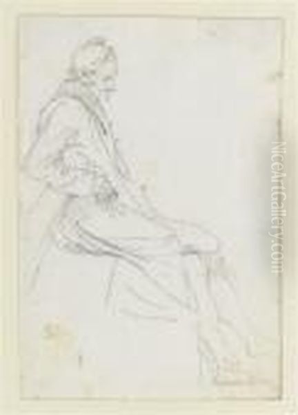 A Seated Man - view 1