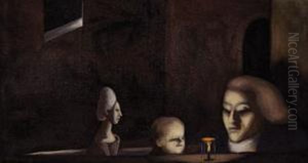 Three Figures In A Darkroom - view 1