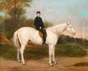 Rider On White Horse by Richard Dodd Widdas