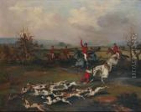 Clearing The Brook, The Hunt In Full Cry - view 1