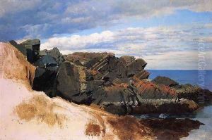 Rock Study at Nahant, Massachusetts by William Bradford
