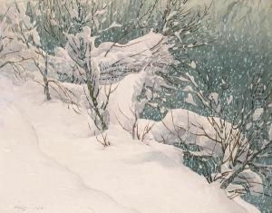 Christmas In Yosemite by Gunnar Mauritz Widforss