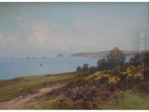 Berry Head, Torbay; The Dorsetshire Moors Near Corfe Castle by Frederick John Widgery