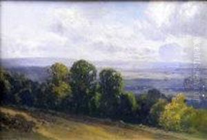 Landscape Near Exeter by Frederick John Widgery