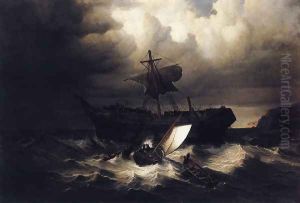 The Wreck of an Emigrant Ship on the Coast of New England by William Bradford